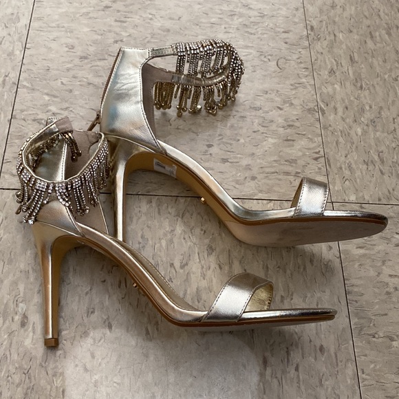 Dune of London Gold Formal Stilettos Heels 40 - Picture 2 of 3